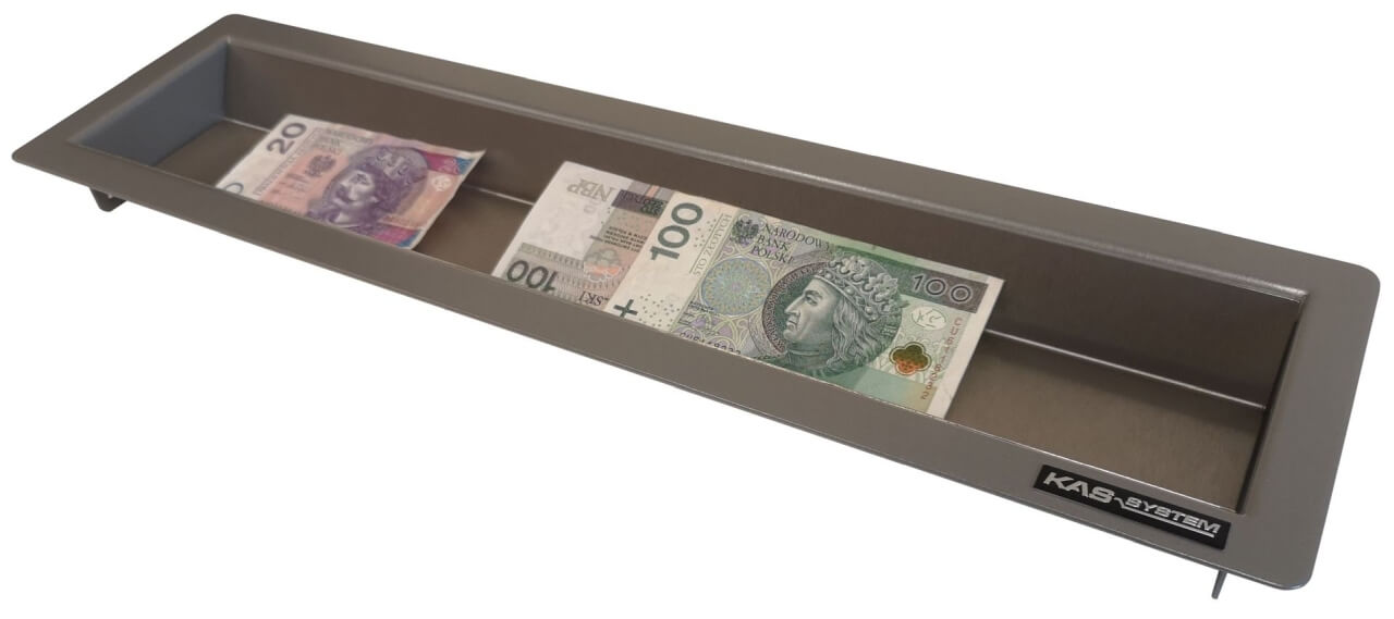 poprzeczne waskie korytko na pieniadze produkt kas-system.pl